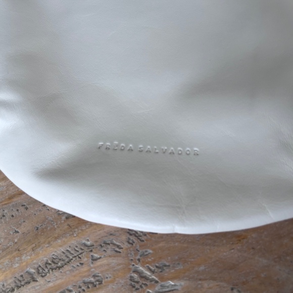 Freda Salvador Elodie Crescent Bag in bone nappa - NWOT - Picture 8 of 16